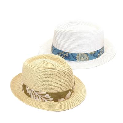 China Sun Protection & Youth Colorful Luxury Stylish Unisex Fedora Straw Hats Summer Breathable Wholesale for sale