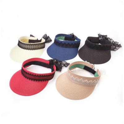 China Sun Protection & Fashion Breathable High Quality Outdoor Sliver Stylish Adjustable Beach Straw Hats for sale