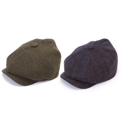 China Wholesale Hot Outdoor Fashion Newsboy Stylish British Flat Men 6 Panel Ivy Hats Caps for sale