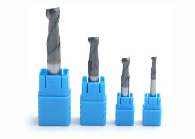 China HRC45° 2f solid carbide cutting tools end mill for metal for sale