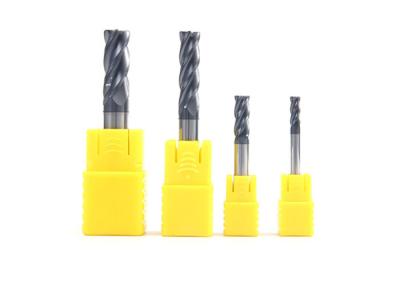 China HRC60 cemented carbide milling cutter with coating solid round nose head end mills for sale