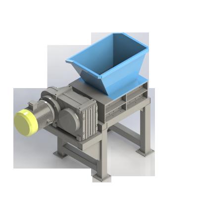 China Recycled Bottle Industry Cost Effective Shredder Aluminum Particle Shredding Small Double Shaft Shredder for sale