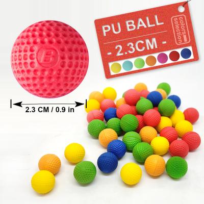 China Other PU Bullet Kids Foam Rival Bullet Balls Blasters Apollo Zeus Refill Toy Compatible Toys Gun Pads Bag Refill Round Pack HM31 for sale