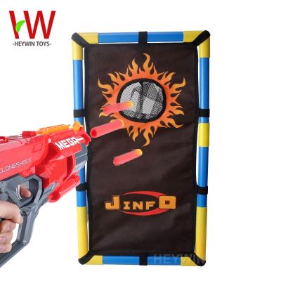 China Other Aiming Target Frame Oxford Cloth Bullet Series Soft Net Bag Shooting Game Tactical Toys For Children (HM37) for sale