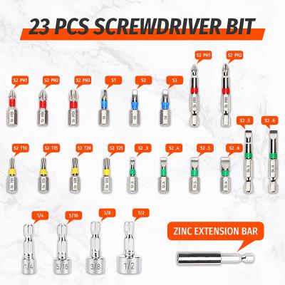 China As High Quality 23pcs Screwdriver or Ratchet Batch Set Screwdriver Tool Kit for sale