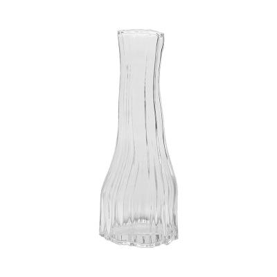 China Wholesale Minimalist Crystal Vase Transparent Vase for Home Ornaments for sale