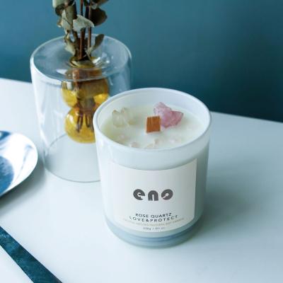 China Eco-Friendly Hot Sale Aromatherapy Candles Home Crystal Scented Candles Atmosphere Aroma Scented Candles for sale