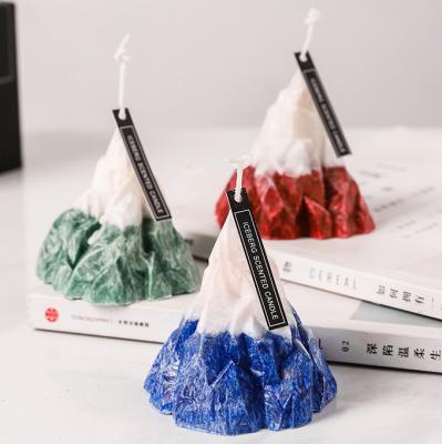 China Eco-Friendly Wholesale Volcano Shaped Candle Handmade Candle Making Homedecor Candles for sale