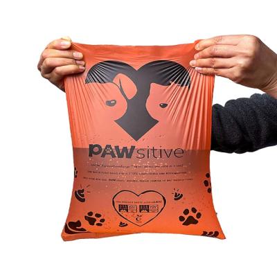 China Biodegradable Large Quantity Eggs Pet Poop Bag Favorably Packaging Various Colors Custom Pet Clear Bag Packaging for sale