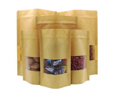 China Factory Outlets Recyclable Food Packaging Customized White Bakery Pastry Biscuit Cookie Kraft Paper Bags For Foods for sale