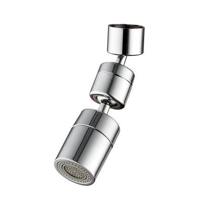 China 720 Degree Water Outlet Wide Angle Adjustment Two Outlet Dual Mode Faucet Aerator 720 Degree Swivel Kitchen Sink Aerator Sprayer Faucet Main Spout for sale