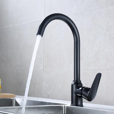 China Sense Faucets KAIJ Kitchen Faucet Chrome Mixer Taps Hot Selling Black Lead Free Stainless Steel Kitchen Sink Faucet for sale