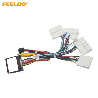 China Car Audio Wiring Harness With Canbus Box For Renault Arkana Clio Duster Aftermarket 16pin CD/DVD Installation Stereo Wire Adapte for sale