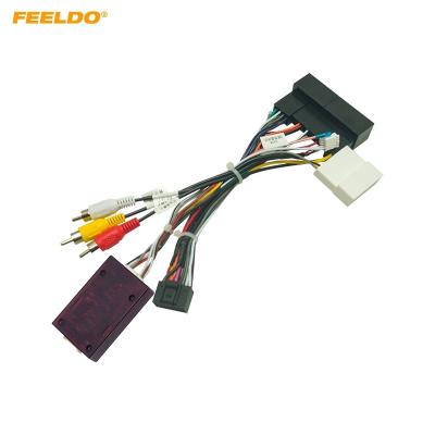 China Car 16pin Car Audio Wiring Harness With Canbus Box For KIA Carnival 2015 Aftermarket Stereo Installation Wire Adapter for sale