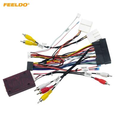 China Hyundai Elantra/SantaFe/IX45/K3/Sportage/Sorento Car 16 Pin Stereo Wiring Harness CANbus Support With OEM SPDIF Amplifier for sale