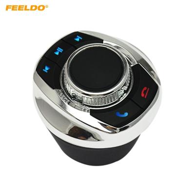 China New Cyberpunk Cup Shape With LED Light 8-Key Works Car Radio Steering Wheel Control Button For Car Android Navigation Player for sale