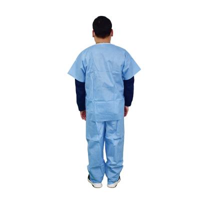 China Hospital Wholesale Hospital Gowns Overall Lined Scrub Pants Uniform Doctor Nurse Clothes for sale