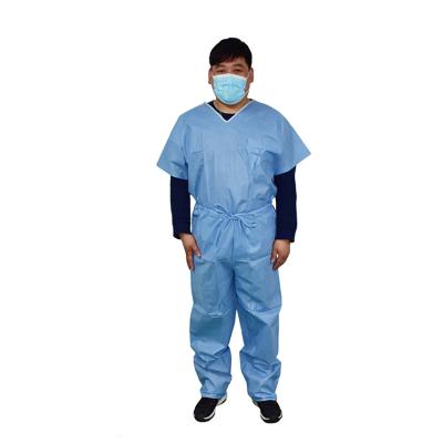 China Hospital 2020 Fashionable Design Spa Uniform / Scrub Suit / Nurse Uniform for Hospital Henan Yoshield Medical Products Co., Ltd Class II for sale