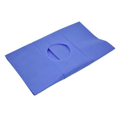 China Disposable PP + PE Surgical Drapes Blue Surgical Sheet Surgical Towel Nonwoven Sterile Hole Sheet for sale