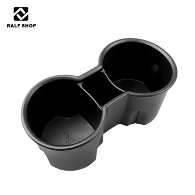 China High Temperature Resistance Center Console Cup Holder Insert Materials Storage Car Accessories Kit For Tesla Model 3/Y for sale