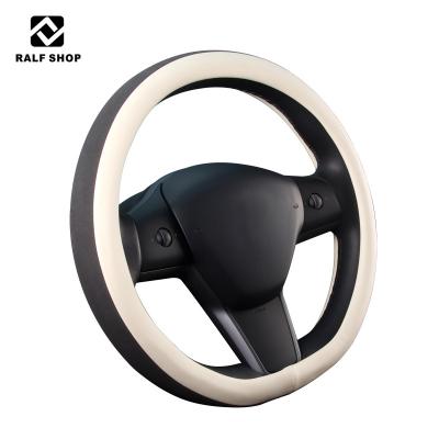 China Wholesale Thin Sweat Steering Wheel Cover Absorption Ultra Thin Sweat Cover For Tesla Model 3/Y for sale