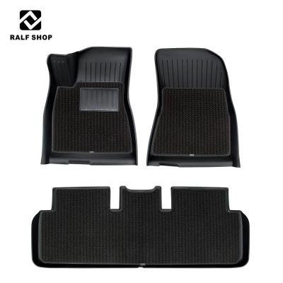 China Hot Selling Non-slip and Zero-displacement Car Foot Pad Instrument Foot Pad Interior Fully Enclosed Mat Mat For Tesla Model 3/Y for sale