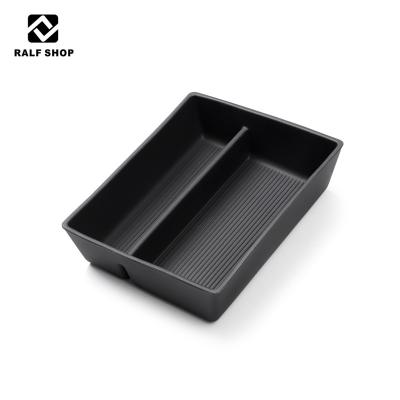 China Hot Sale High Temperature Car Resistance Box Silicone Center Console Miscellaneous Storage Box Tray Organizer For Tesla Model S for sale