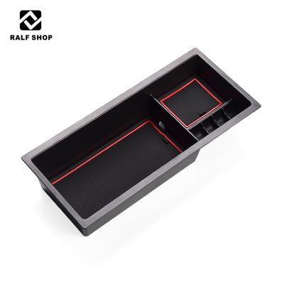 China High Temperature Resistance Car Interior Storage Box Tray Organizer For Toyota Prius 50 Front Center Console Armrest Box for sale