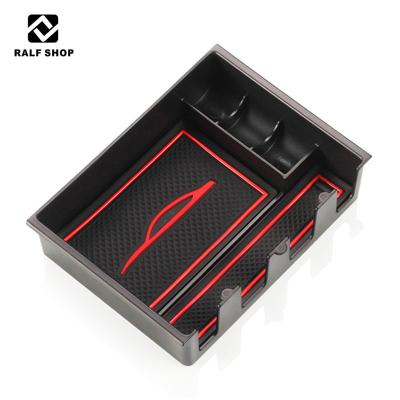 China High Temperature Resistance Innovation Car Organizers Central Control Storage Box Plastic Accessories For Mazda3 for sale