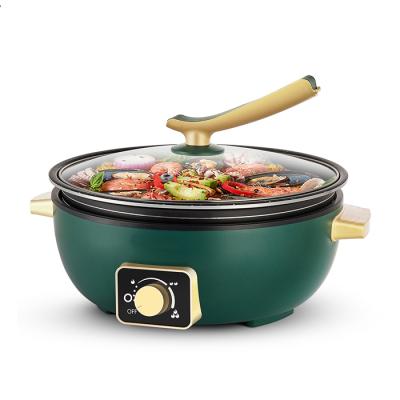 China Hotel Hot Item Boil Dry Pad Non Stick Liner Multifunction Electric Cooker For Hot Pot for sale