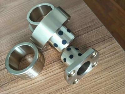 China Easy Installation Cast Bronze Bushings , Self Lube Aluminum Bronze Bearing for sale