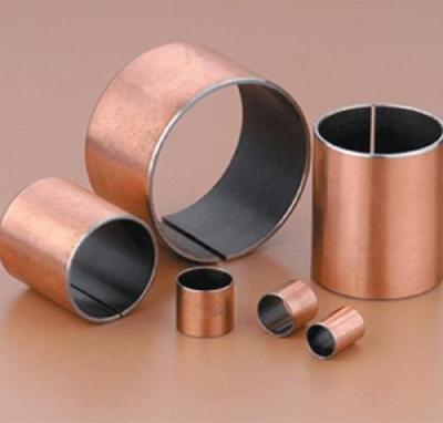 China DIN 1494 Durable Split Plain Bearing , Lubricated Metric Bronze Bushings for sale