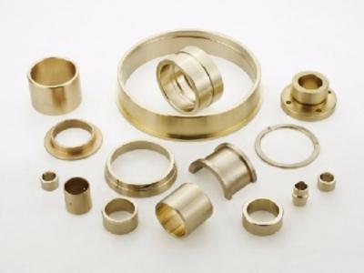 China Bronze Oilless Bearing Good Thermal Conductivity Compact Structure Anti Corrosion for sale