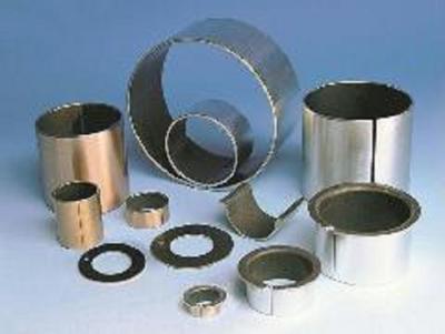 China Customized Ptfe Sleeve Bearing Straight / Flange Type Good Thermal Conductivity for sale