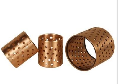 China Tin Sintered Bronze Bushing , CuSn8P Thin Wall Bushings Easy Installation for sale