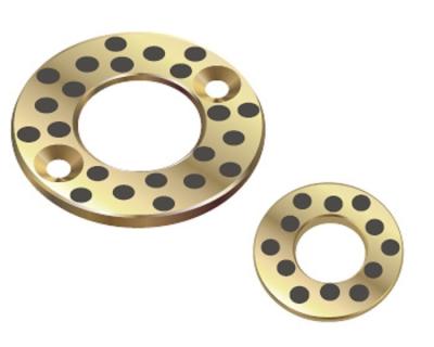 China Plastic Machinery Use Thrust Washer Bearing Easy Installation Copper Material for sale