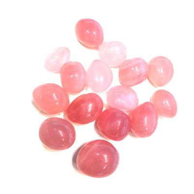 China Wholesale Donghai Natural Rose Quartz Free Form Eggs Healing Crystal Palm Stone Rose Quartz Healing Rose no worry stone for sale