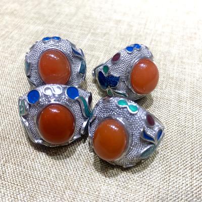 China China wholesale natural rings for women high quality classic southern red agate rings with finetextue and bright translucency for sale