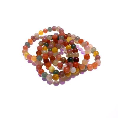 China China Healing Wholesale Natural Crystal Bracelet Yan Yuan Agate Gifts For Wedding Souvenirs And Decoration for sale