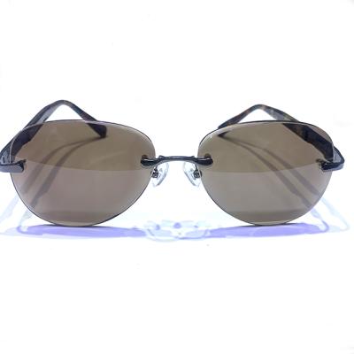 China China brand natural crystal sunglasses wholesale customizable unisex curved crystal glasses for sale