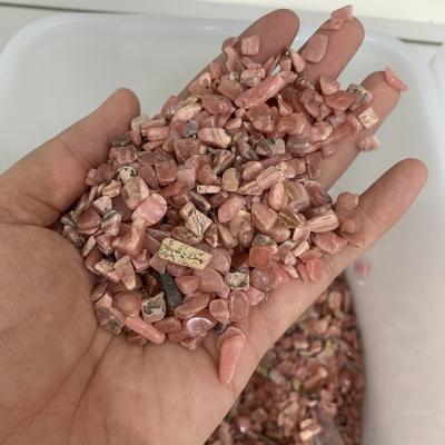 China Wholesale Natural Gravel Stone from Donghai Crystal Rhodochosite Tumbled Stones Unpolished Rhodochosite for Healing for sale