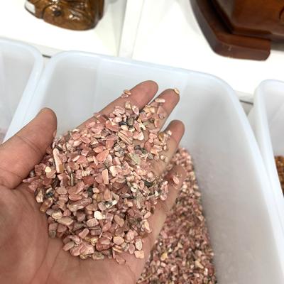 China Wholesale Natural Gravel Stone from Donghai Crystal Rhodochosite Tumbled Stones Unpolished Rhodochosite for Healing for sale