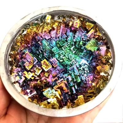 China China Wholesale Crystal ElementBi Gemstone Cornucopia Specimen Mineral People Open Healing Rainbow Bismuth Cornucopia For Decoration for sale