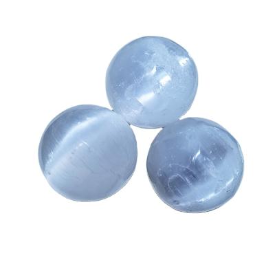 China Donghai Clear Gypsum Polished Raw Natural Healing Stones And Sphere Natural White Selenite Crystals for sale