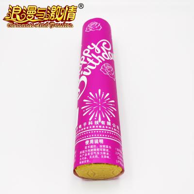 China Powder New Design Gender Reveal Holi Powder Tube Smoke Confetti Cannon 30CM Pink Party Blue Hot HUN Power Item Fireworks Air Color Hey for sale