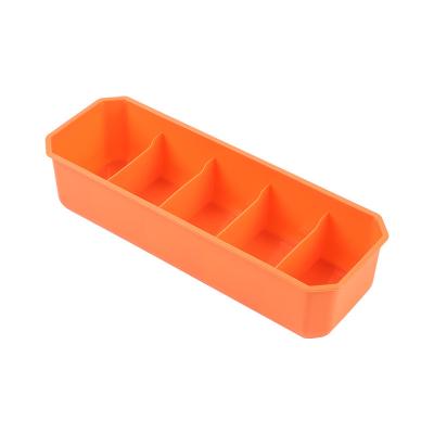 China Multifunctional plastic underwear storage box home storage box sock grid can be layered underwear finishing box for sale