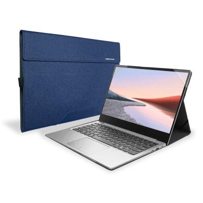 China Business PU Leather Hard Shell Cover 14 Inch Laptop Protective Case For Lenovo Yoga 9i / 7i for sale