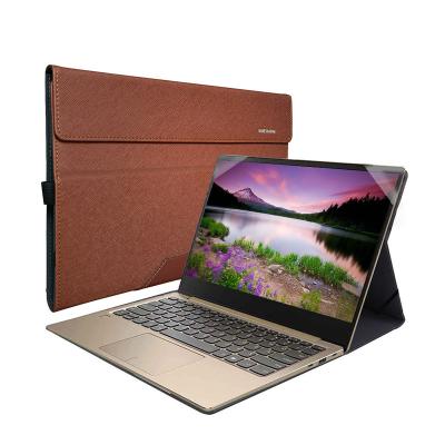 China Business Case Cover For MacBook Pro A1398 15 inch A2141 16 2019-2020 Hard Shell Case Cover For MacBook Pro Folio Leather Stand for sale