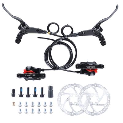 China Mountain Bikes Ebike Brake Level 3 Pin Hydraulic Brake Electric Bicycle Power Cut Hydraulic Disc Brake Kit For Bafang Motor for sale