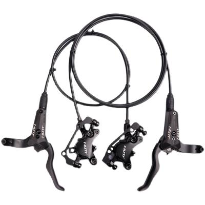 China NUTT Brake 2-Piston MTB Bicycle Brake 2-Piston MTB Mountain Cycle Hydraulic Oil Disc Brake Double Piston/Bi-Directional Oil Disc Brake Set for sale